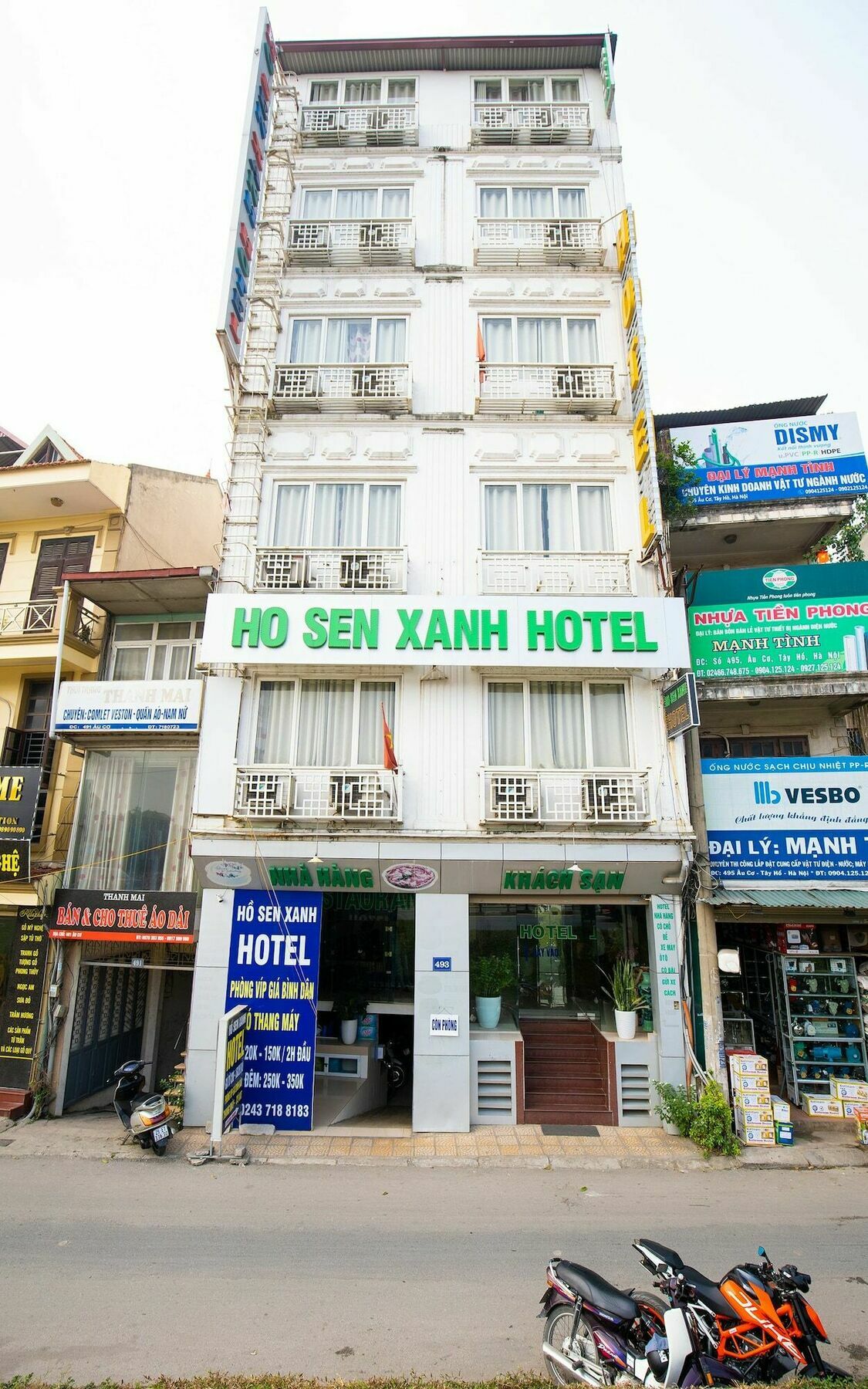 Ho Sen Xanh Hotel Hanoi Bagian luar foto